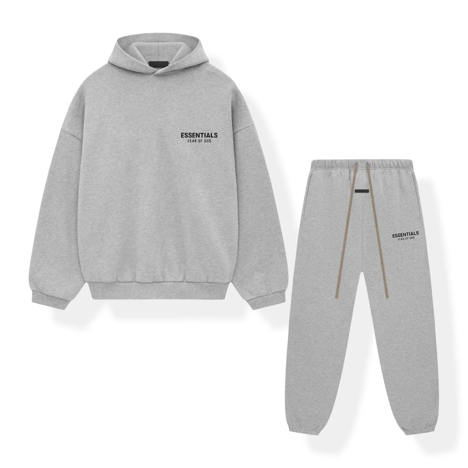 FEAR OF GOD SS25 ESSENTIALS 'LIGHT HEATHER' TRACKSUIT