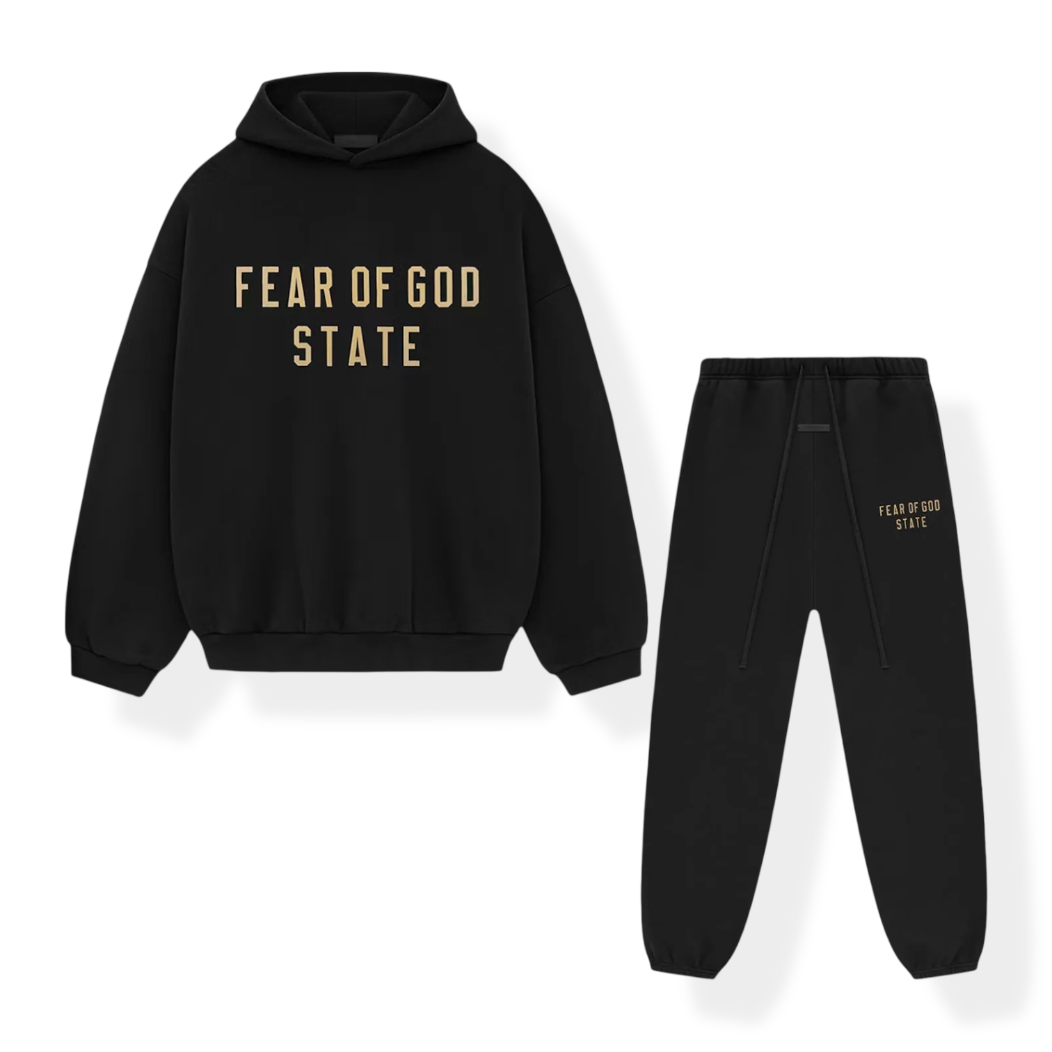 FEAR OF GOD FW24 ESSENTIALS 'BLACK' TRACKSUIT