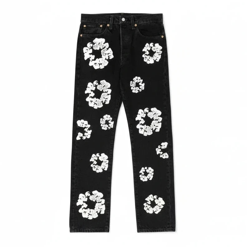 DENIM TEARS 'BLACK' JEANS