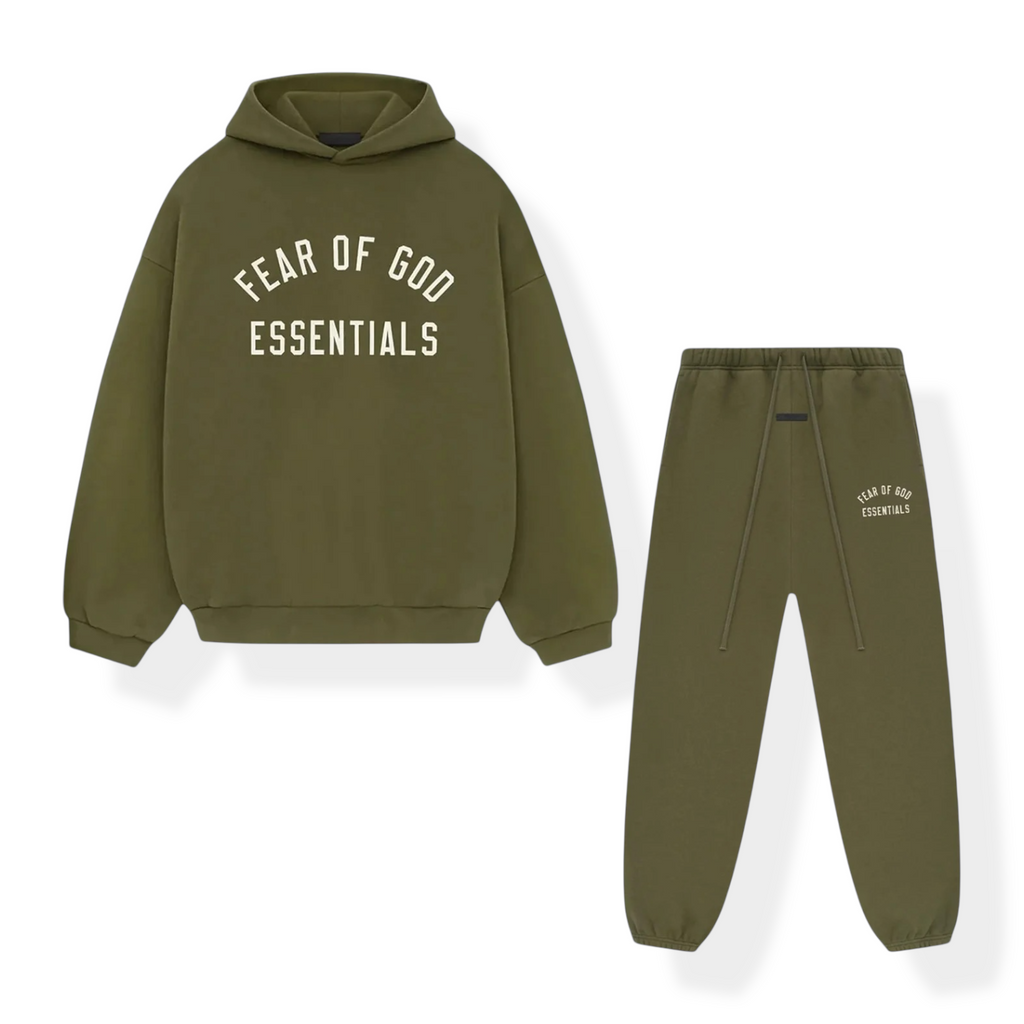 FEAR OF GOD FW24 ESSENTIALS 'MILITARY' TRACKSUIT
