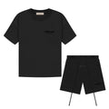 FEAR OF GOD ESSENTIALS 'BLACK' SHORT SET