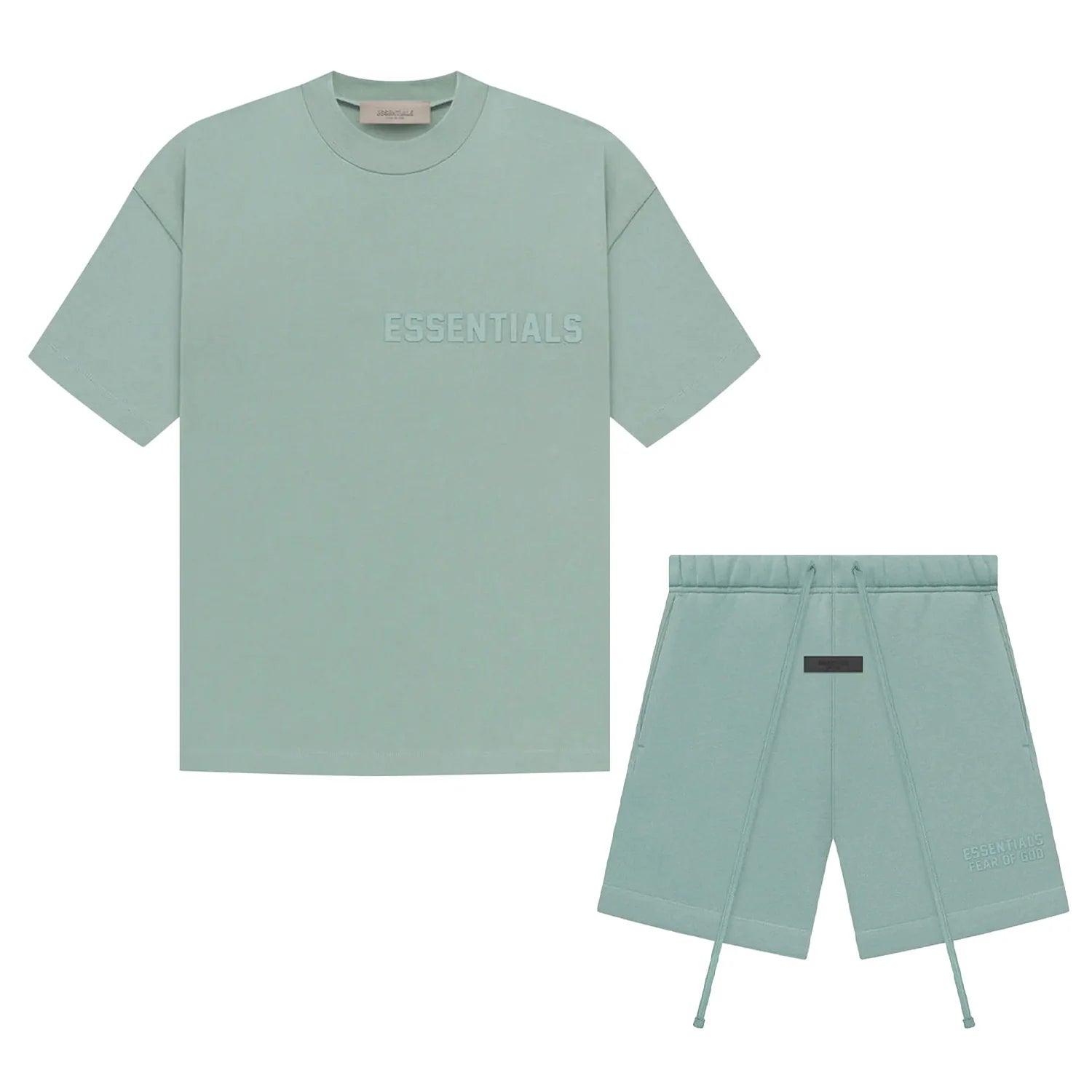 FEAR OF GOD ESSENTIALS 'SYCAMORE' SHORT SET