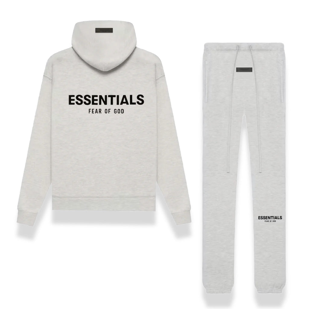 FEAR OF GOD ESSENTIALS 'LIGHT OATMEAL' TRACKSUIT