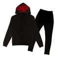 SYNAWORLD 'BLACK RED' TRACKSUIT