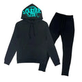 SYNAWORLD 'BLACK BLUE' TRACKSUIT