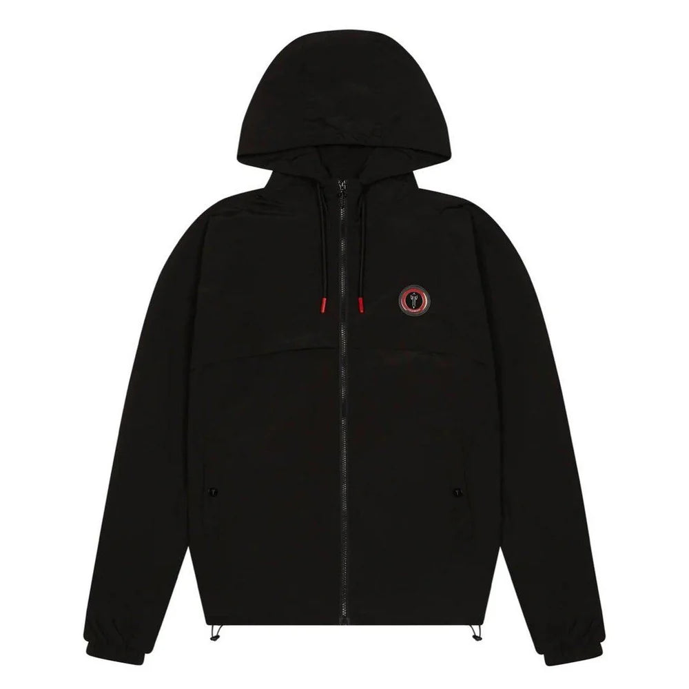 TRAPSTAR 'BLACK RED' IRONGATE WINDBREAKER