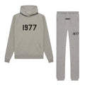 FEAR OF GOD 1977 ESSENTIALS 'DARK OATMEAL' TRACKSUIT