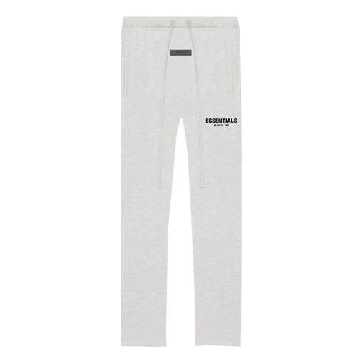 FEAR OF GOD ESSENTIALS 'LIGHT OATMEAL' UNCUFFED JOGGERS