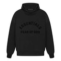 FEAR OF GOD ESSENTIALS 'JET BLACK' HOODIE