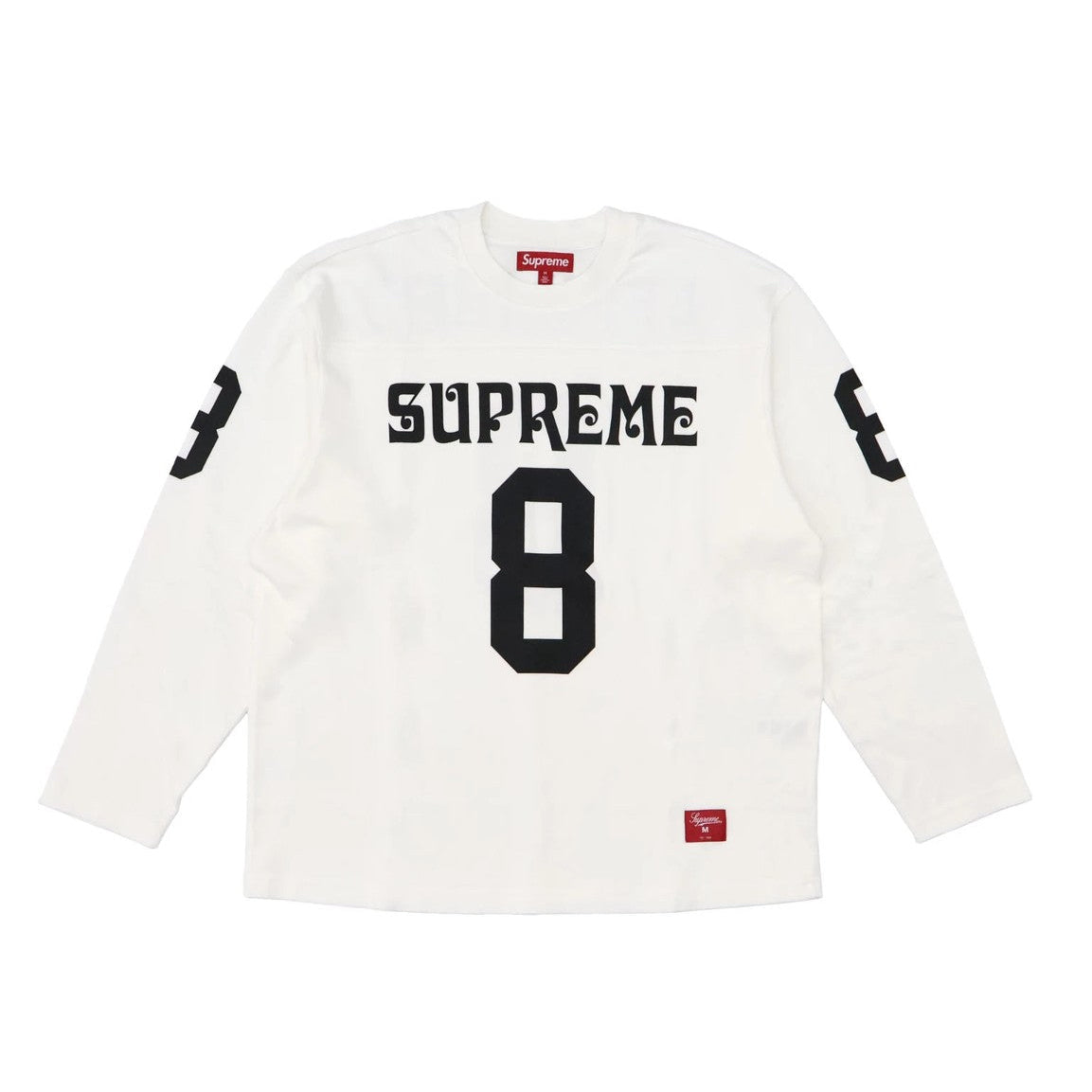 SUPREME '8 WHITE' JERSEY
